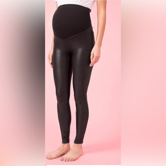 Tagoo Maternity Over Belly Leggings - Picture 3 of 7